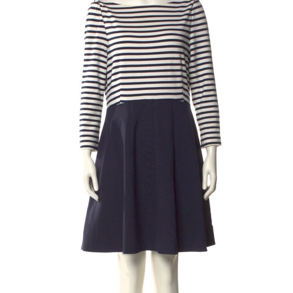 Kate Spade Navy and White Striped Dress